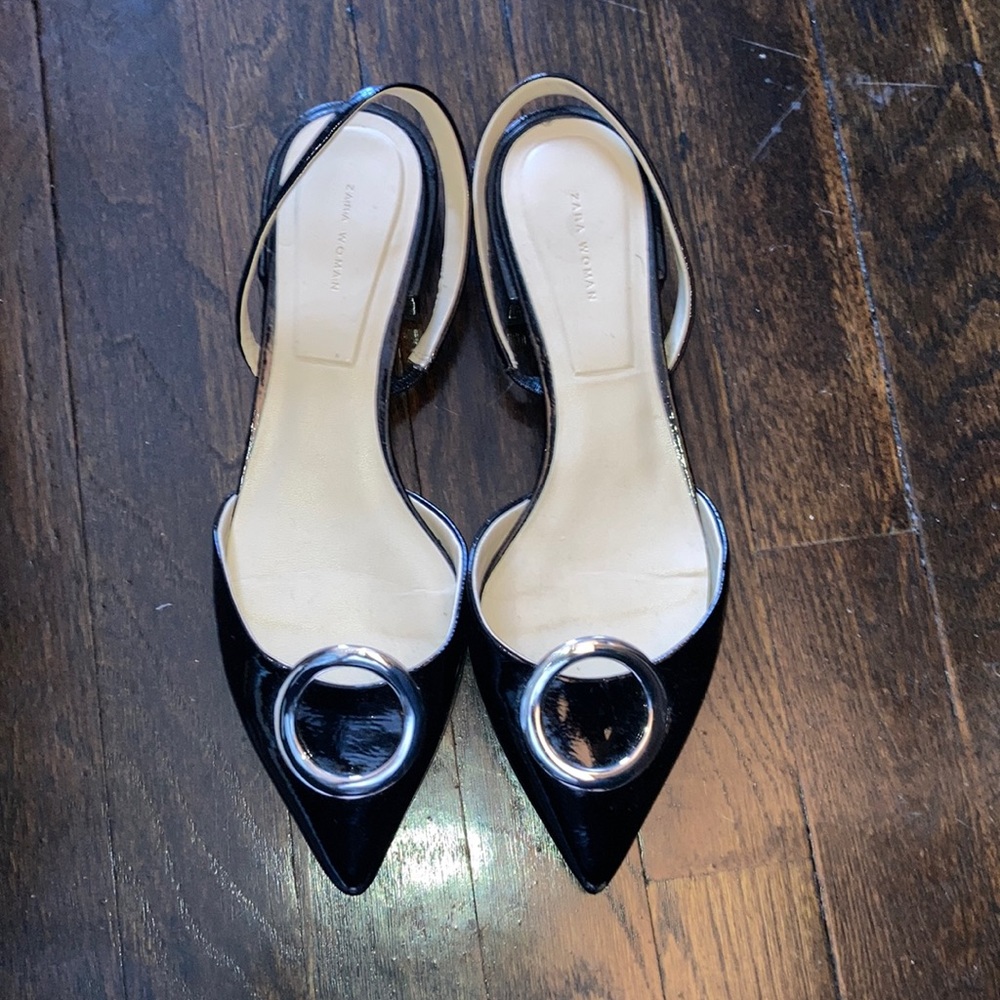 Zara sling back shoes